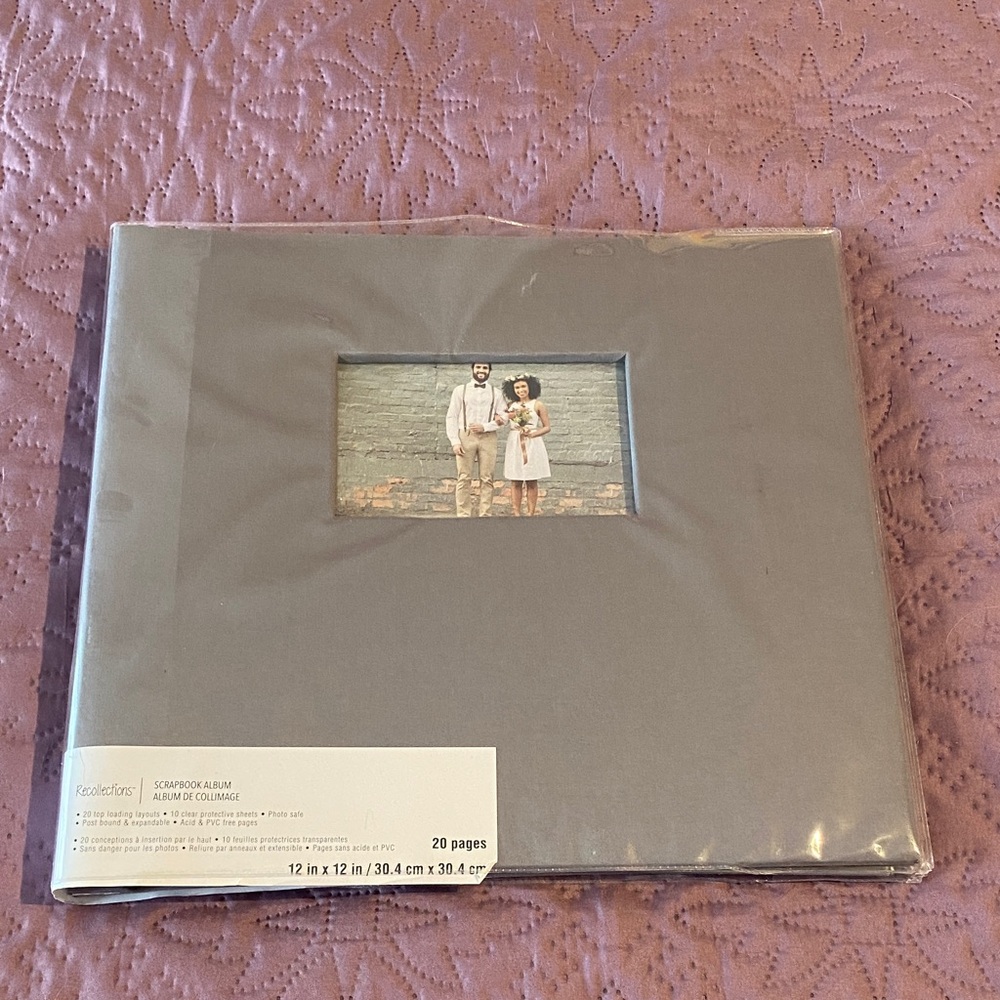 Recollections Gray Scrapbook Album